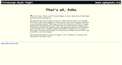 Desktop Screenshot of pghgeeks.org